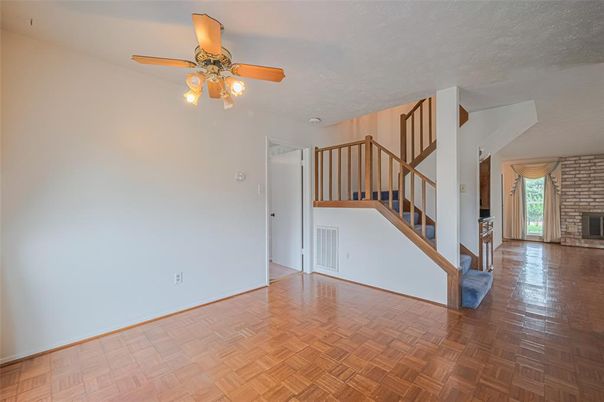 Empty room, Interior, Wood Texture Flooring