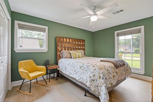 Bedroom, Interior, Wood Texture Flooring