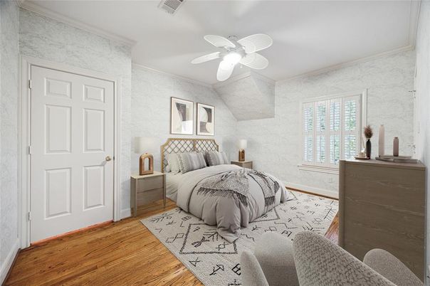 Bedroom, Interior, Wood Texture Flooring