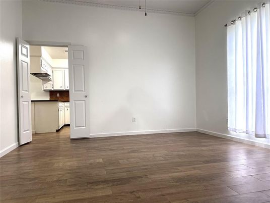 Empty room, Interior, Kitchen, Wood Texture Flooring