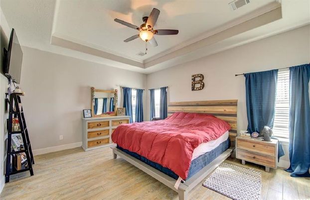Bedroom, Interior, Wood Texture Flooring