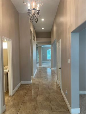 Chandelier, Interior, Recessed Lighting