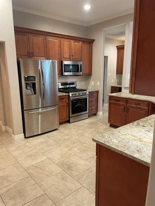 Interior, Kitchen, Recessed Lighting, Stainless Steel Appliances