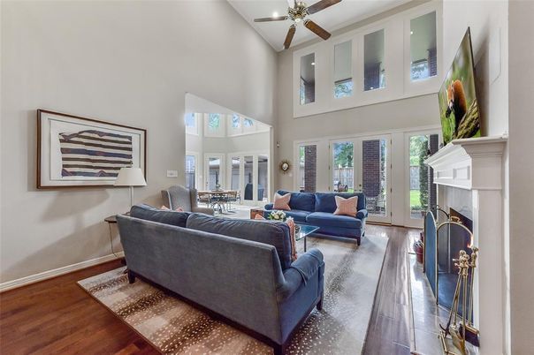 Fireplace, Interior, Living room, Wood Texture Flooring
