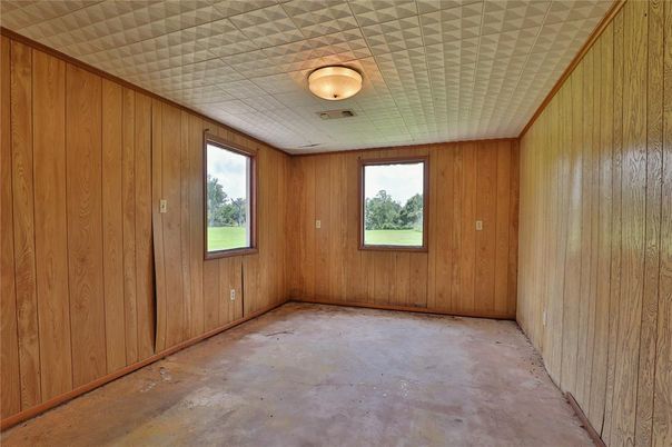 Empty room, Interior, Wooden Walls