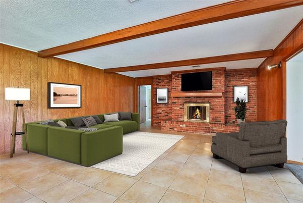 Fireplace, Interior, Living room, Stone Walls, Wooden Beams, Wooden Walls