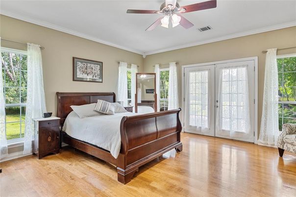 Bedroom, Interior, Wood Texture Flooring