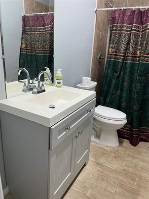 Bathroom, Interior, Wood Texture Flooring