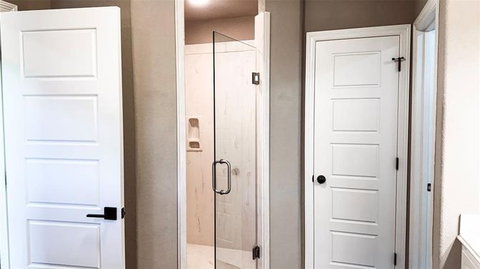 Bathroom, Glass Shower, Interior