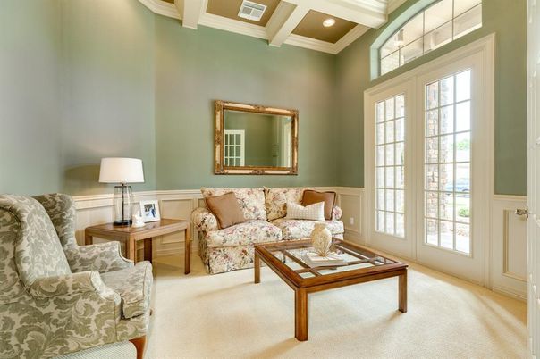 Interior, Living room, Recessed Lighting