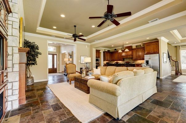 Interior, Kitchen, Living room, Recessed Lighting, Stainless Steel Appliances