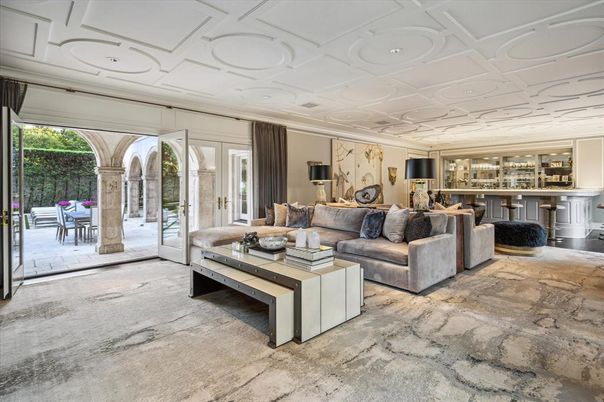 Interior, Living room, Recessed Lighting