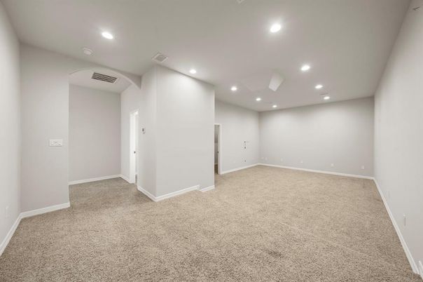 Empty room, Interior, Recessed Lighting