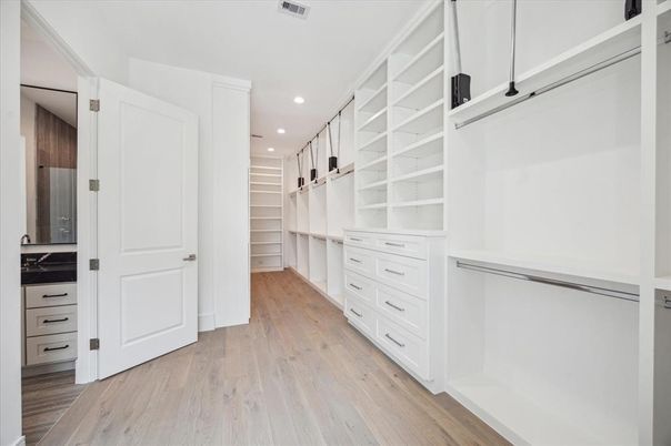 Interior, Recessed Lighting, Walk-in Closets, Wood Texture Flooring