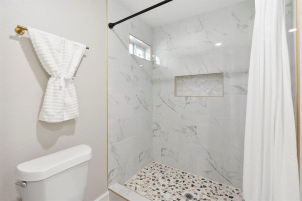 Bathroom, Interior, Marble Walls
