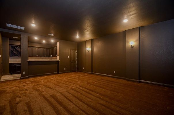 Empty room, Interior, Wood Texture Flooring, Wooden Walls