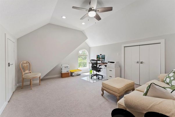 Home Office, Interior, Recessed Lighting
