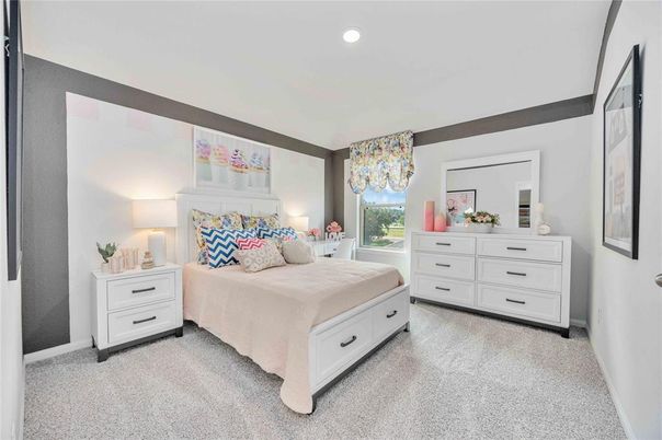 Bedroom, Interior, Recessed Lighting