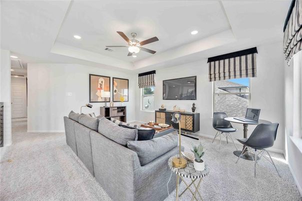 Interior, Living room, Recessed Lighting