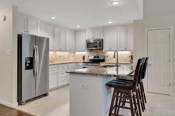Interior, Kitchen, Recessed Lighting, Stainless Steel Appliances