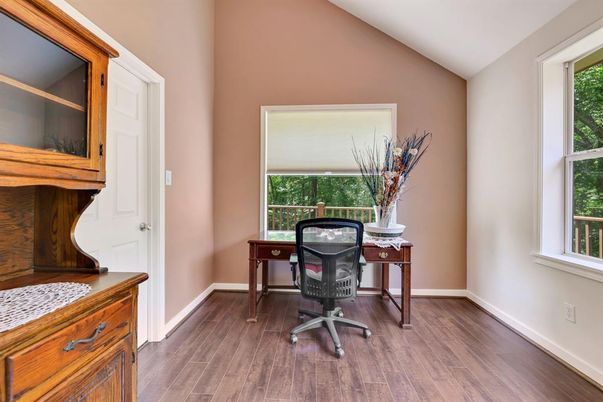 Home Office, Interior, Wood Texture Flooring