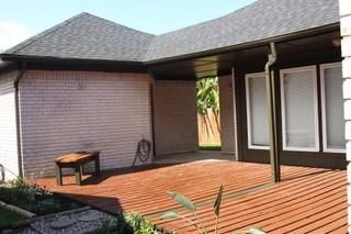 Exterior, Wood Texture Flooring