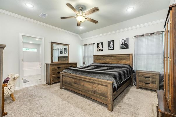 Bedroom, Interior, Recessed Lighting