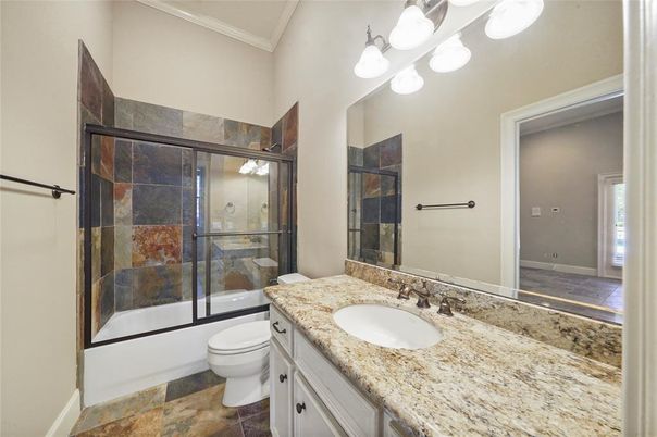 Bathroom, Glass Shower, Interior