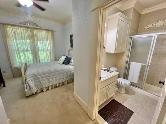Bathroom, Bedroom, Glass Shower, Interior