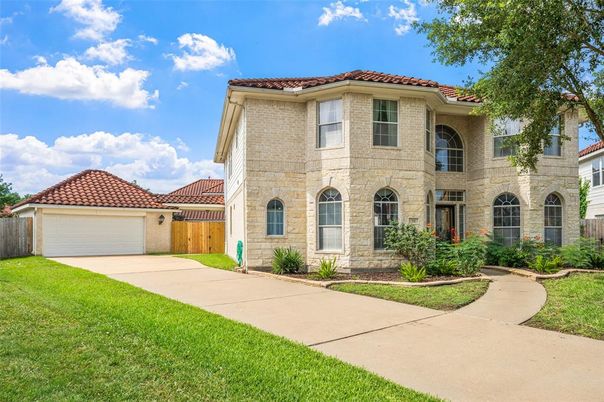 Attached, Backyard, Detached Garage, Exterior, Facade, Mediterranean