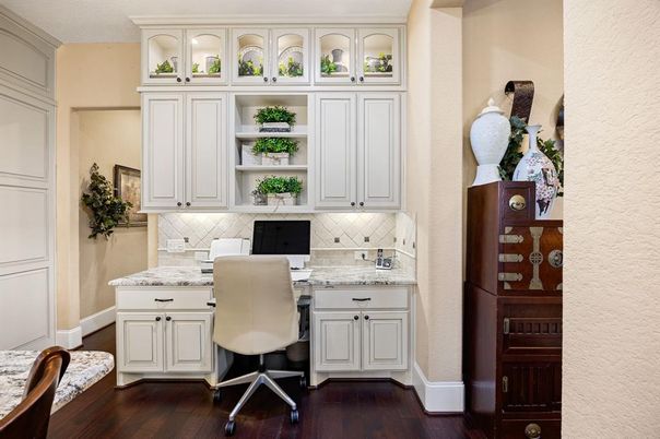 Home Office, Interior, Wood Texture Flooring