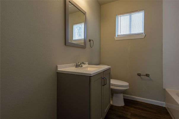 Bathroom, Interior, Wood Texture Flooring