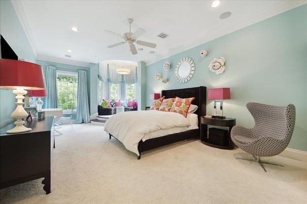 Bedroom, Interior, Recessed Lighting