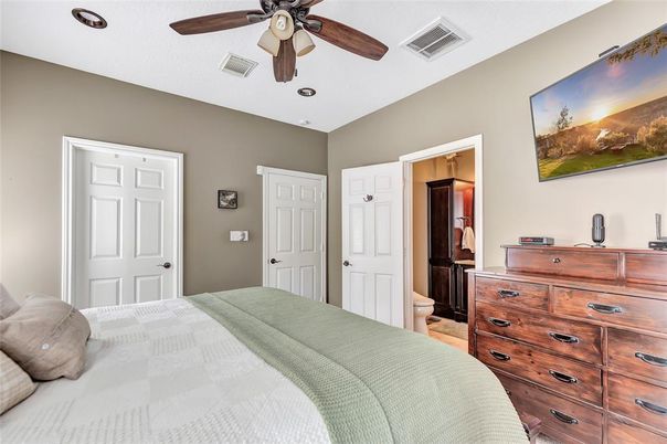 Bedroom, Interior, Recessed Lighting