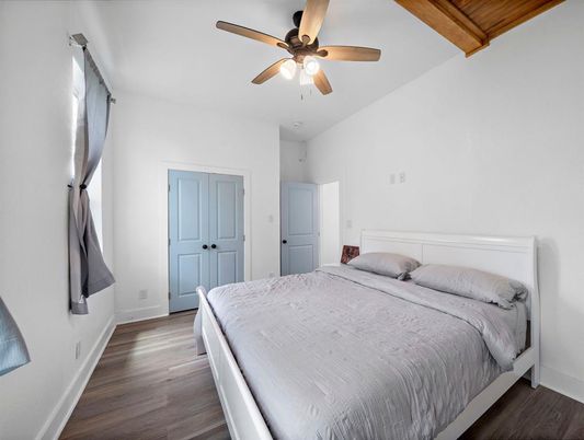 Bedroom, Interior, Wooden Beams, Wood Texture Flooring