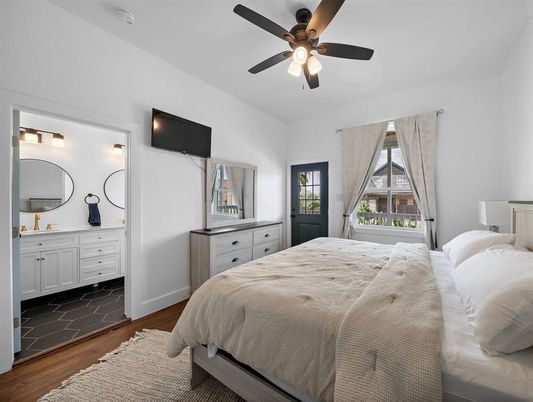 Bedroom, Interior, Wood Texture Flooring