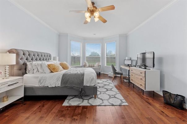 Bedroom, Interior, Wood Texture Flooring