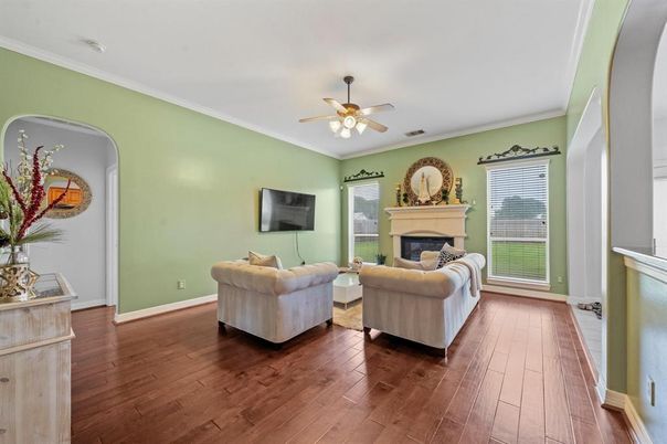 Fireplace, Interior, Living room, Wood Texture Flooring