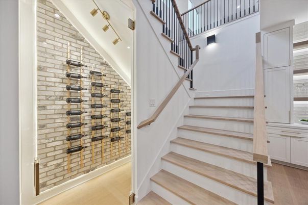 Interior, Stone Walls, Wine Storage, Wood Texture Flooring
