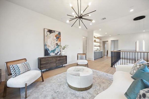 Interior, Pendant Lights, Recessed Lighting, Wood Texture Flooring