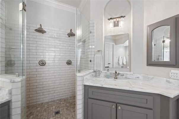 Bathroom, Glass Shower, Interior
