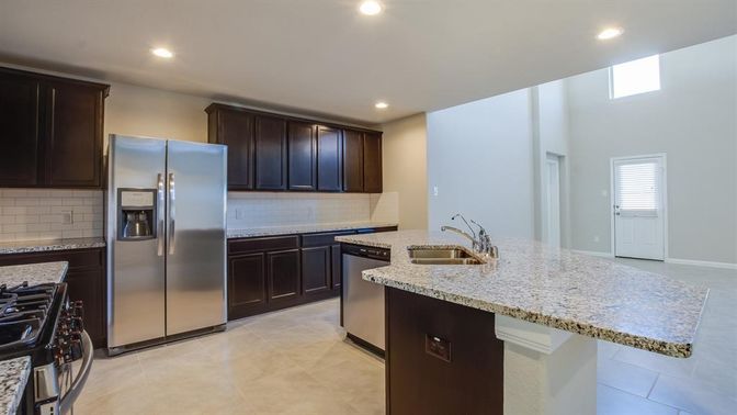 Interior, Kitchen, Recessed Lighting, Stainless Steel Appliances