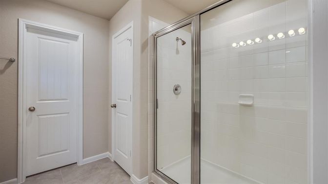Bathroom, Glass Shower, Interior
