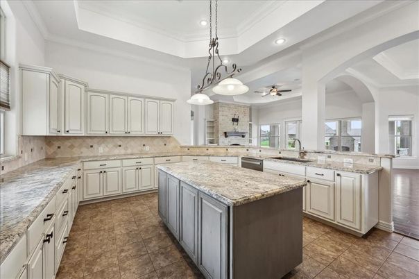 Interior, Kitchen, Pendant Lights, Recessed Lighting