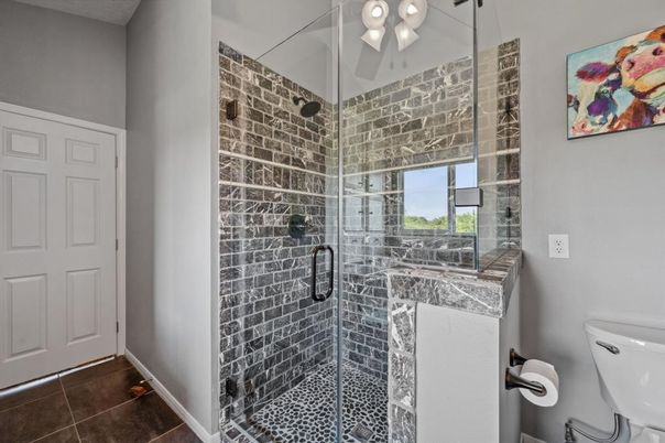 Bathroom, Glass Shower, Interior