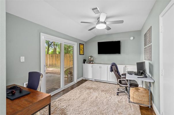 Home Office, Interior, Wood Texture Flooring