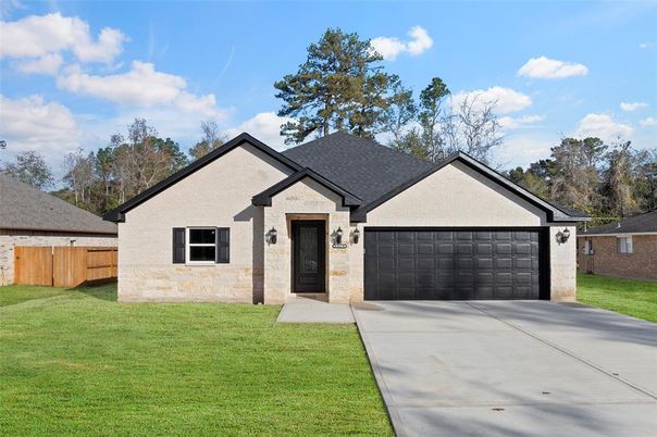 Attached, Backyard, Exterior, Facade, Brick Traditional