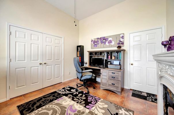 Fireplace, Home Office, Interior