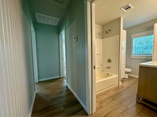 Bathroom, Interior, Wood Texture Flooring