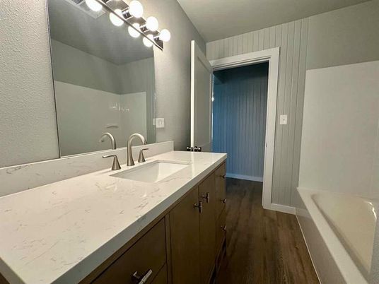 Bathroom, Interior, Wood Texture Flooring